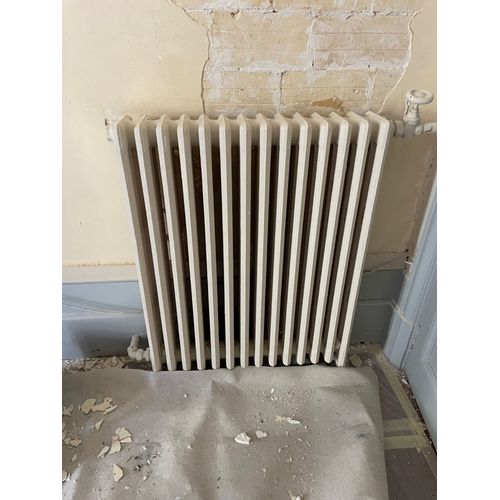 lot de 6 radiateur en fonte - 15 éléments