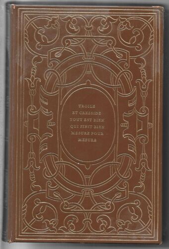 T. 8 : Troïle Et Cresside - Tout Est Bien Qui Finit Bien - Mesure Pour Mesure  (Edition Bilingue)