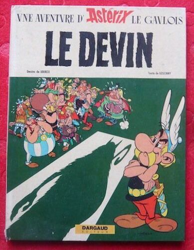 Le Devin - Astérix 1972 - Paris, Dargaud, Éditeur, 1972 - Cartonné, 22,5 Cm X 29,5 Cm, 48 Pages - Edition Originale Cotée - Texte De Goscinny - Dessins Couleurs De Uderzo - Petit Manque Sur La Tran...