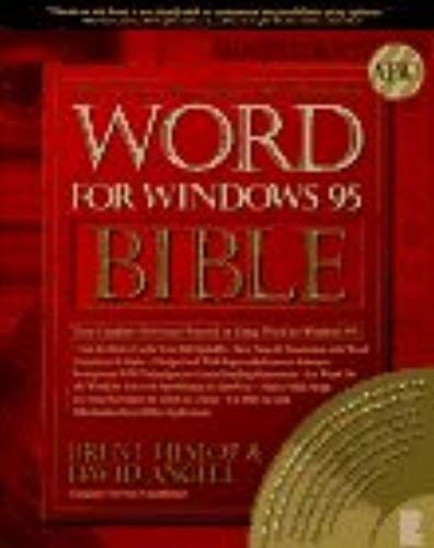 Word For Windows 95 Bible (Teach Yourself Visually (Tech))