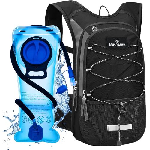 Acdsgd-Sac À Dos D'hydratation, Sac À Dos D'hydratation Isolé 16l Avec Vessie D'hydratation 2l Avec Compartiment Isolé, Sac À Dos D'eau Léger