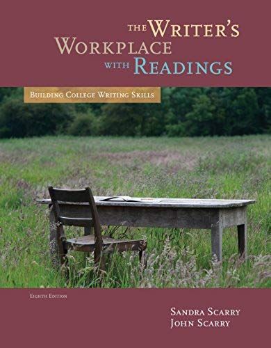 The Writer's Workplace With Readings: Building College Writing Skills