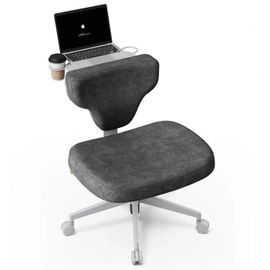 Chaise Multi-Positions Newtral Freedom-X-Fp Pour Chambre À Coucher Et Salle De Maquillage, Gris Foncé