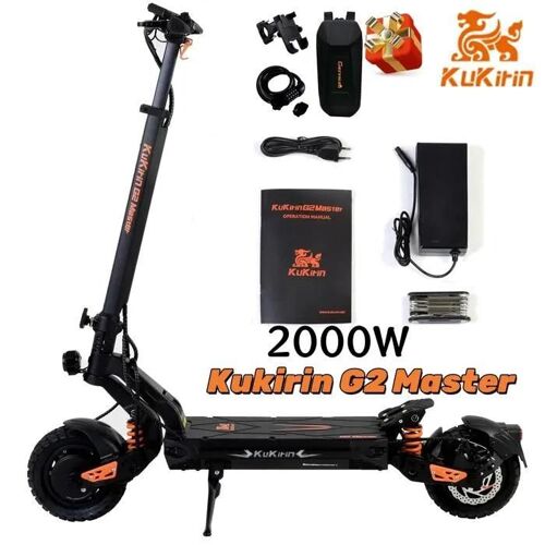 Kukirin G2master - Scooter Électrique - 52 V - 20,8 Ah - Trottinette Électrique Tout-Terrain Pliable