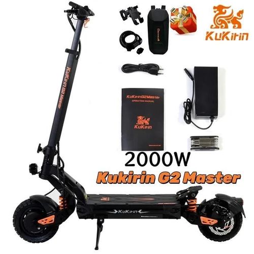 Kukirin G2master - Trottinette Électrique - 52 V - 20,8 Ah - Trottinette Électrique Tout-Terrain Pliable