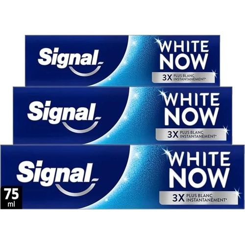 Signal - Dentifrice White Now Original Blancheur - Lot De 3x75ml 