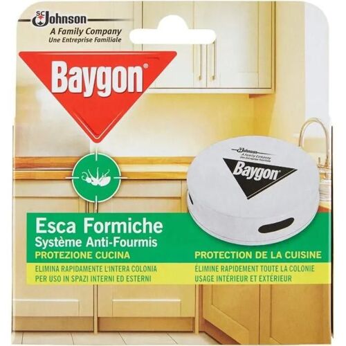 Baygon Piège Anti-Fourmis Boîte à Appât Usage Intérieur et Extérieur