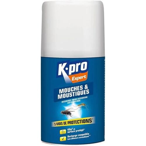 KAPO Aerosol Recharge Mouches et Moustiques - 250ML -Elimine les Mouches et Moustiques - Diffuseur Automatique Mouches et Moustiques