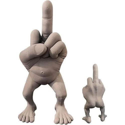 Figurine de doigt d'honneur - Décoration - Résine - Contemporain - Design