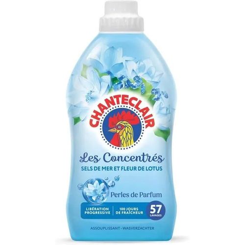 Chanteclair - Assouplissant Linge Concentré Perles de Parfum, Sel de Mer et Fleur de Lotus, 57 lavages - 1140 ml