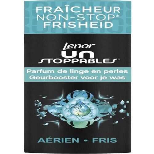 Lenor Unstoppables, Parfum de Linge en Perles pour Lessive, 16 Lavages, Parfum Aérien