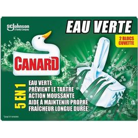 Canard Wc Eau Verte - Bloc Wc Colorant 5en1-2 Blocs