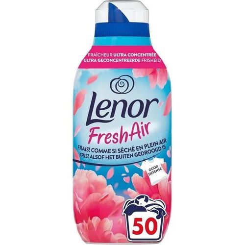 Lenor Fresh Air Adoucissant 50 Lavages Jardins En Fleurs Fraîcheur Ultra Concentrée