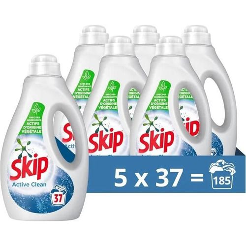 Skip Lessive Liquide Active Clean 5x37 Lavages