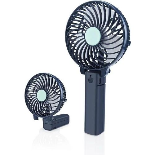 Jsdoin Ventilateur portatif rechargeable par USB avec 3 vitesses, refroidissement silencieux pour intérieur