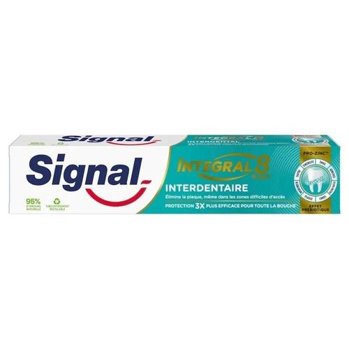 Dentifrice - Signal - Integral 8 - Effet Prébiotique - Protection Complète - 75ml 