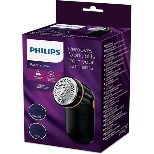 Rasoir Anti-Bouloche - PHILIPS - GC026/80 - Noir et Or - Élimine peluches et bouloches - Mixte