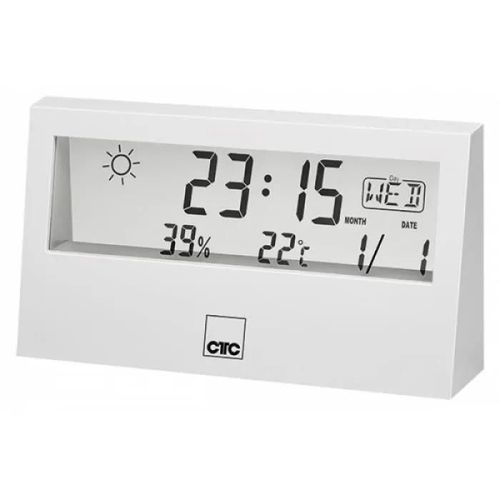 Station météo CTC fonction horloge WSU 7022 Blancmak19788