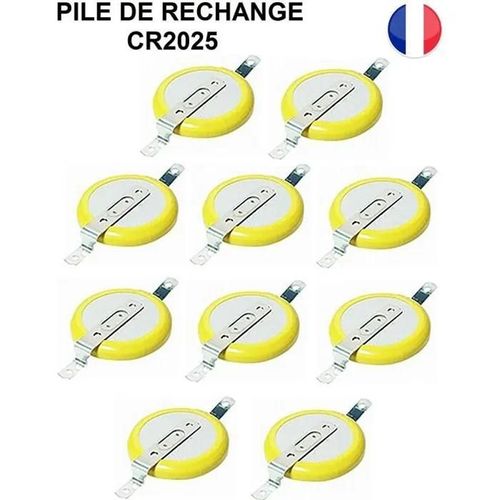 Pile de sauvegarde CR2025 - Pokemon - Or, Argent, Cristal - 10 pièces - Jaune - Game Boy Advance