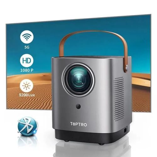 Projecteur portable - TOPTRO - TR23 - Wi-Fi 5G - Bluetooth - 9500 lumens - 1080P
