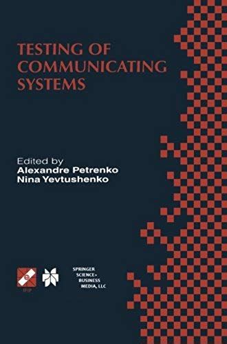 Testing Of Communicating Systems