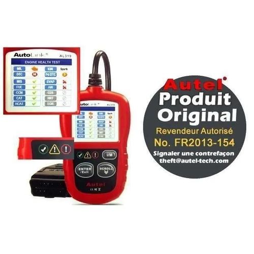 Valise De Diagnostique Obd2 Autel Auto Link Al319