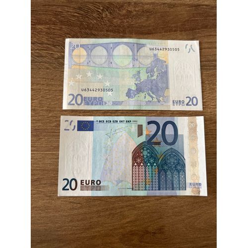 Billet 20 Euro 2002 J.C.Trichet France U