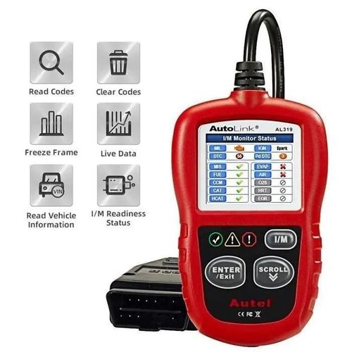 Autel Al319 Valise Diagnostic Auto Obd2 Scanner Multimarque En Français