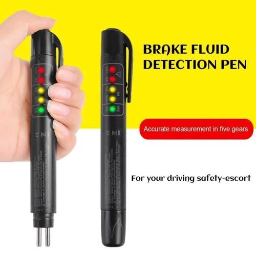 Testeur De Liquide De Frein - Garosa - Portable - 5 Indicateurs Led - Compatible Dot3 Dot4 - Antidérapant