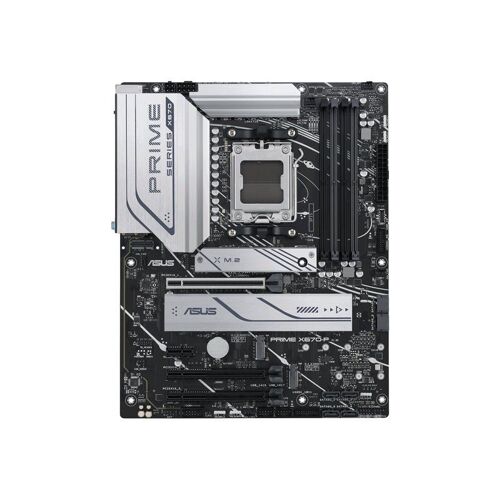 ASUS Prime X670-P - Carte-mère - ATX - Socket AM5 - AMD X670 Chipset - USB-C 3.2 Gen 1, USB-C Gen 2x2, USB 3.2 Gen 1, USB 3.2 Gen 2 - 2.5 Gigabit LAN - carte graphique embarquée (unité centrale requise) - audio HD (8 canaux)