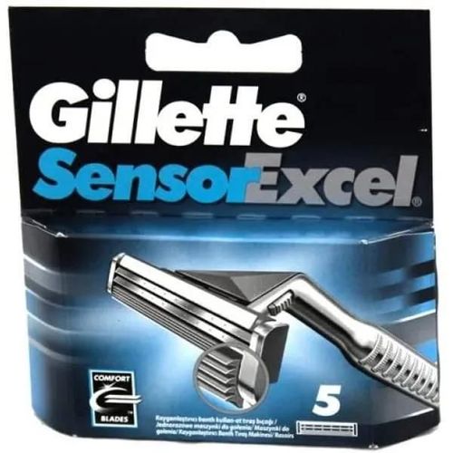 Gilette Sensor Excel - Lames De Rasoir De Rechange (Pack De 5)[598] 