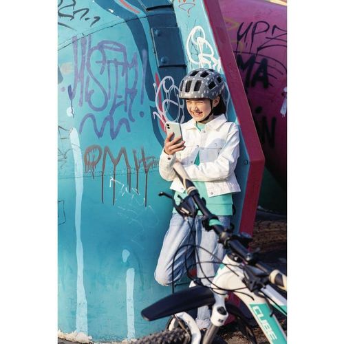 Subzonal-Abus Casque De Vélo Youn-I 2.0 - Avec Lumière Pour Enfants, Adolescents Et Jeunes Adultes - Pour Filles Et Garçons