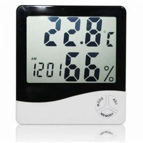 Lcd Digital Thermomètre Température Humidité Compteur Hygromètre Horloge Htc-1 Mkk83