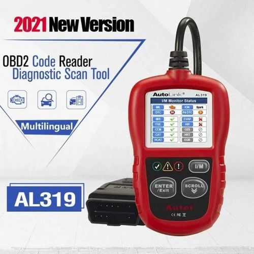 Autel Outils De Diagnostic Auto Obdii Lecteur De Code Avec Menu En Français Lecture Et Effacement Des Codes D'erreur Scanner Ob A12