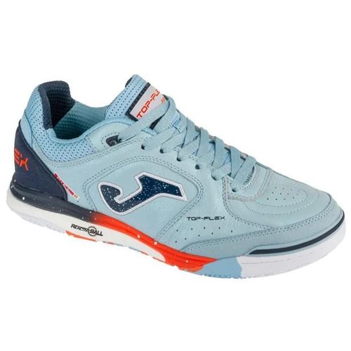 Chaussures De Foot En Salle - Joma - Top Flex Rebound 25 Tors In - Cuir Fleur - Respirantes - Bleu