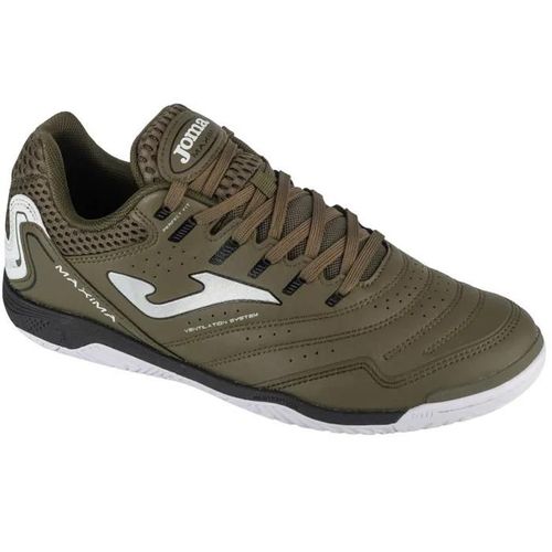 Chaussures De Foot En Salle - Joma - Maxima 25 Maxs In - Cuir Synthétique - Vert - Homme