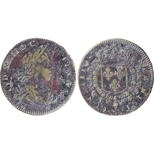 France - Jeton - Louis Xiv - Lvd Xiiii D G F Et Nav Rex / Nil Nisi Consilio - 20-101