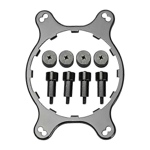 Support de ventilateur de refroidisseur de processeur Support de dissipateur thermique Accessoires Plaque arrière d'ordinateur Dissipateur thermique de support de refroidissement de remplacement pour