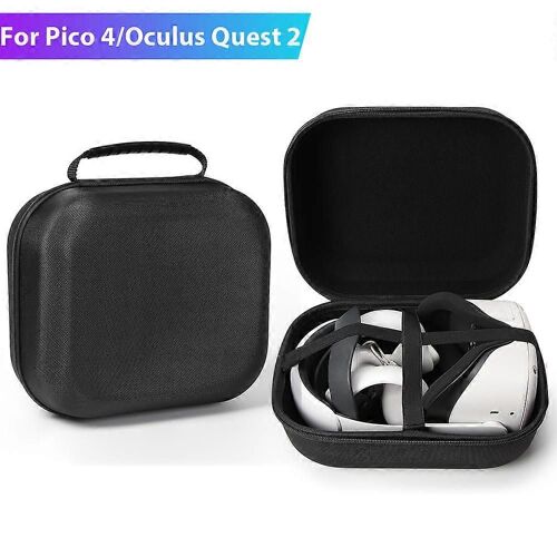 Sac Pour Oculus Quest 2 / Pico 4 Boîtier Boîtes Portables Casque Vr Étui De Transport De Voyage Sac De Boîte De Rangement Eva Rigide Pour Oculus Quest 2