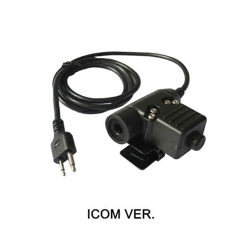 Tactique PTT U94 PTT Talkie-walkie Adaptateur militaire Chasse Sports Casque tactique Accessoires U94 ICOM PTT