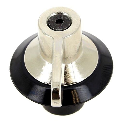 Bouton 12h gaz noir et gris pour Four Smeg, Cuisiniere Smeg