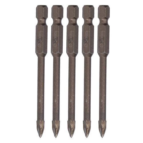 5 pièces foret croisé 1/4 po tige hexagonale carrelage verre céramique béton trou ouvre-trou en alliage dur5mm