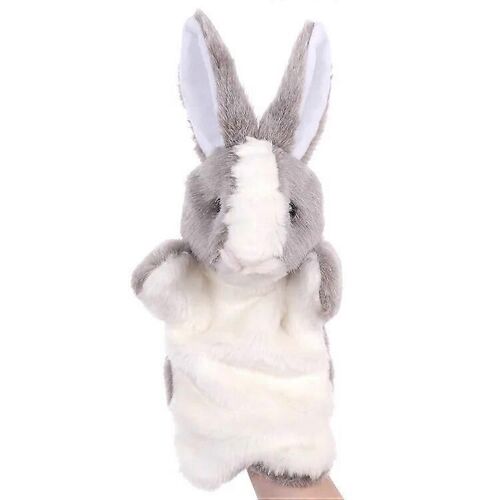 Lapin Marionnette à main Dessin animé Pâques Lapin Doigt Gant En Peluche Animal Muppet Enfants Tôt Éducatif Garçons Filles Théâtre Jouets Poupées