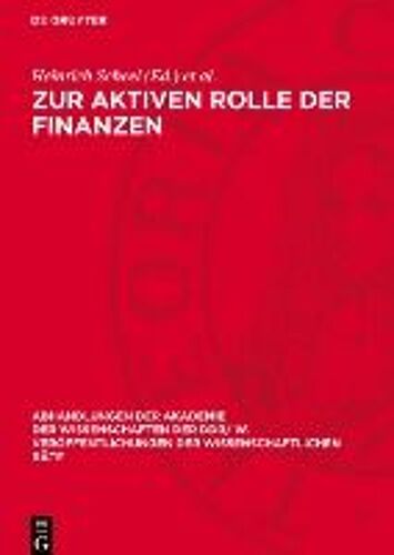 Zur Aktiven Rolle Der Finanzen