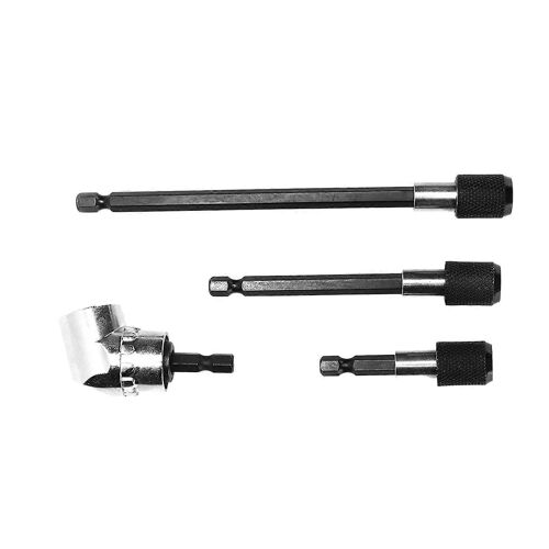 Extension De Foret Magnétique 1/4 po Tige Hexagonale 105 Kit D'outils Adaptateur Réglable 4Pcs