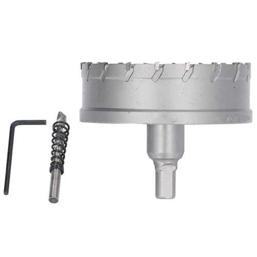 Scie cloche Perceuse peu Ouvre-carbure TCT Cutter Perçage Outil de coupe pour métal Wood100mm / 3.94in