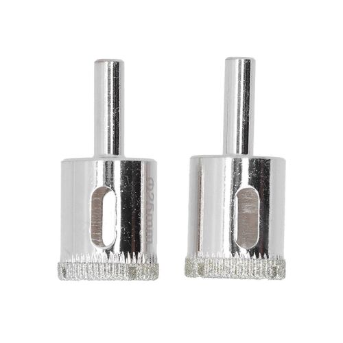 2 pcs scie cloche WearResisting Gain de temps haute efficacité foret de carreaux de céramique pour carreaux de céramique en verre