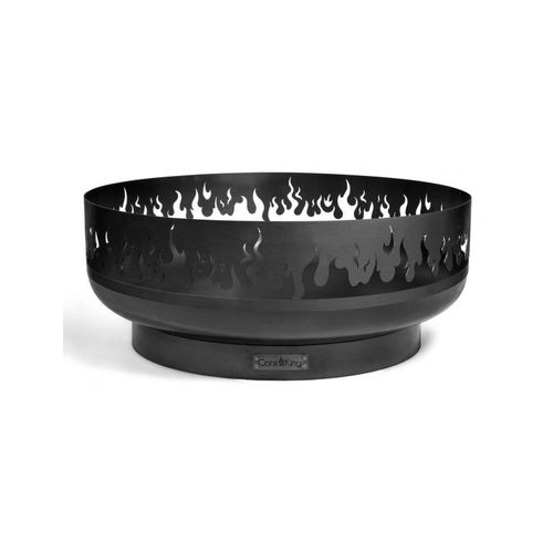 Brasero de jardin FIRE décor feu en acier Ø: 80 cm--