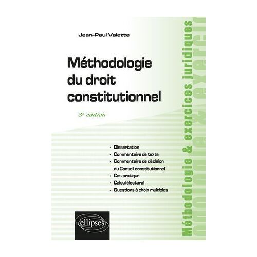 Méthodologie Du Droit Constitutionnel