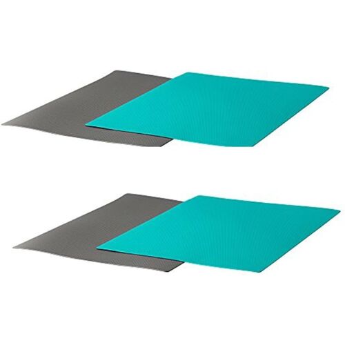 Kalanka-Ikea Finfordella Lot De 4 Planches À Découper Flexibles Gris Foncé Turquoise Foncé